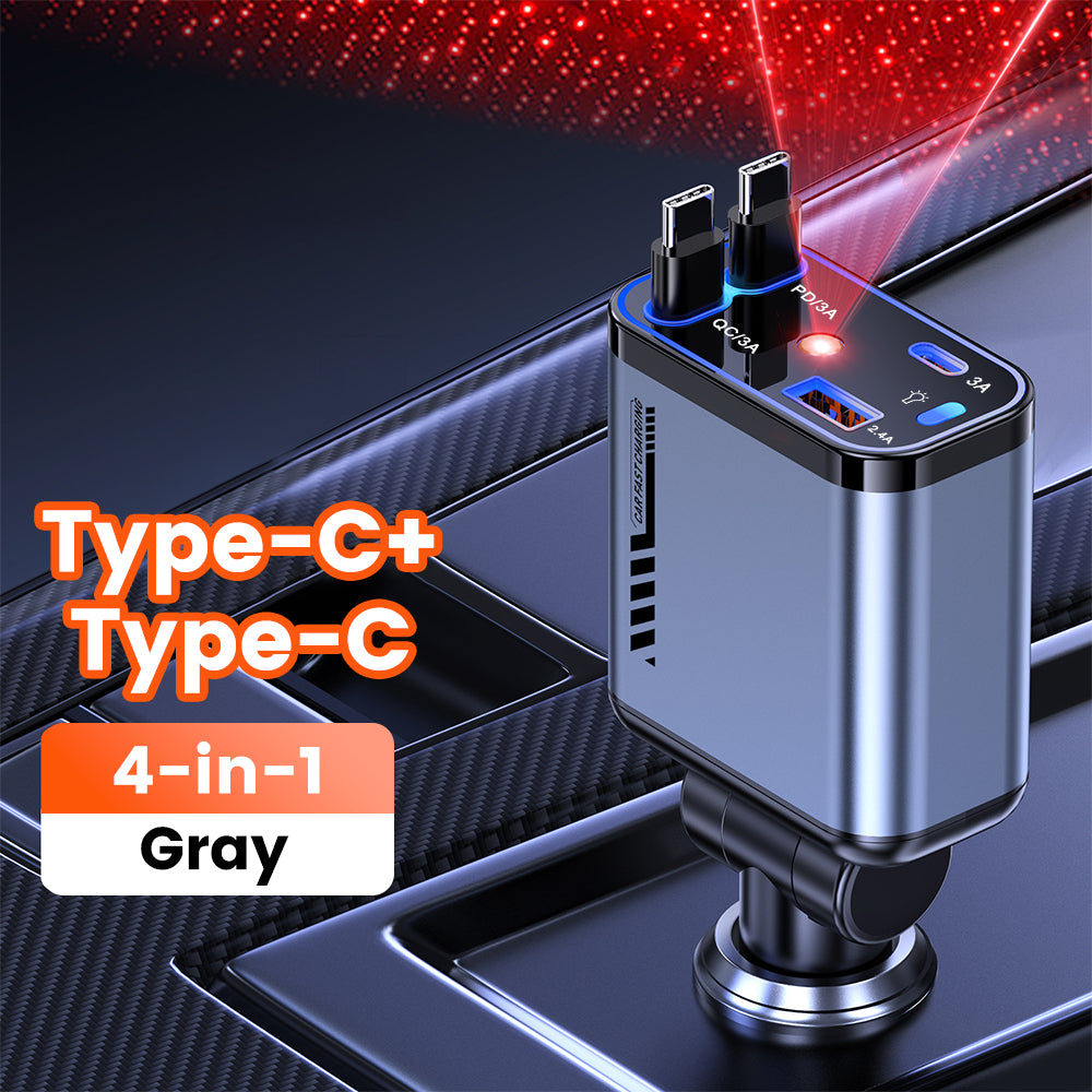 4-in-1 Car Fast Charger