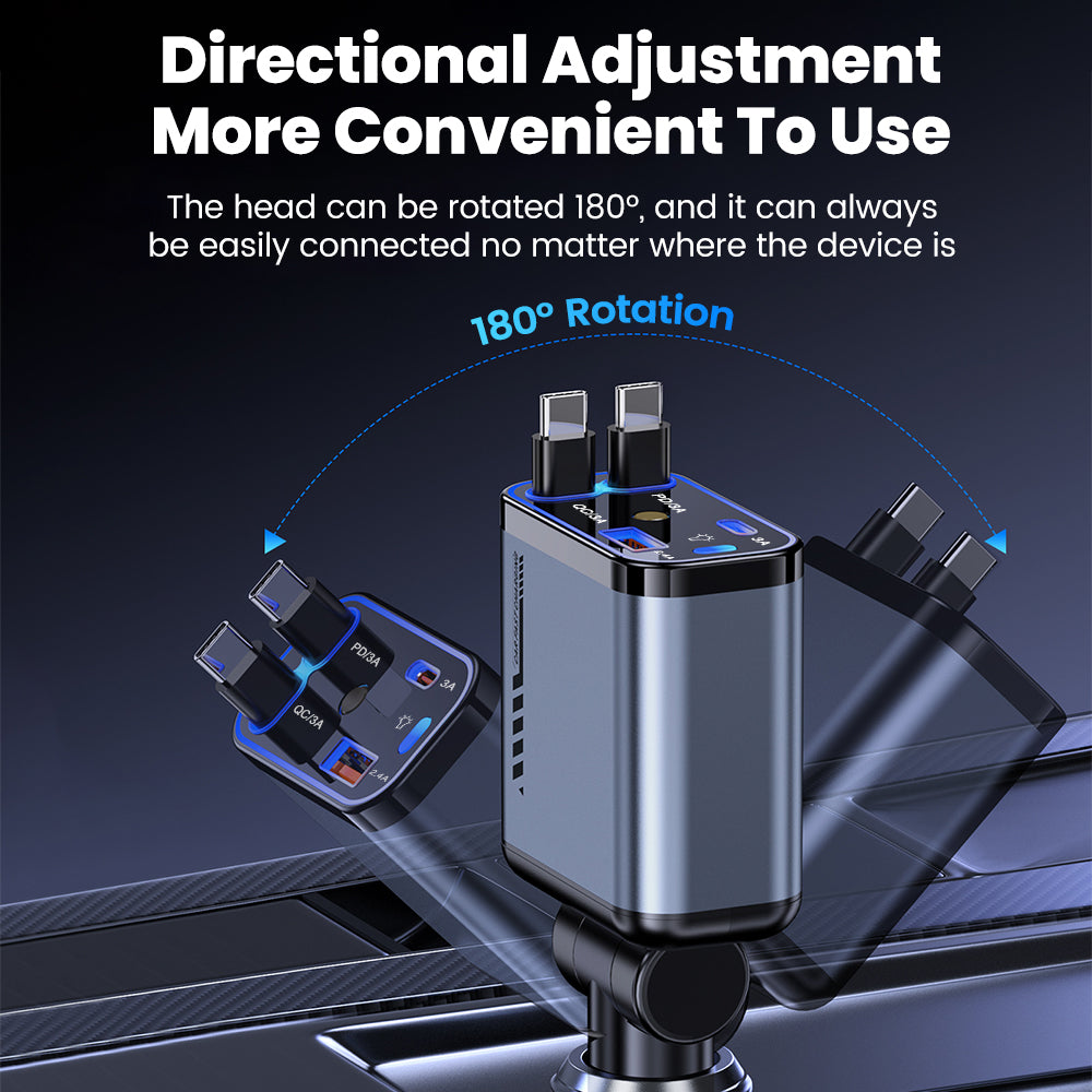 4-in-1 Car Fast Charger