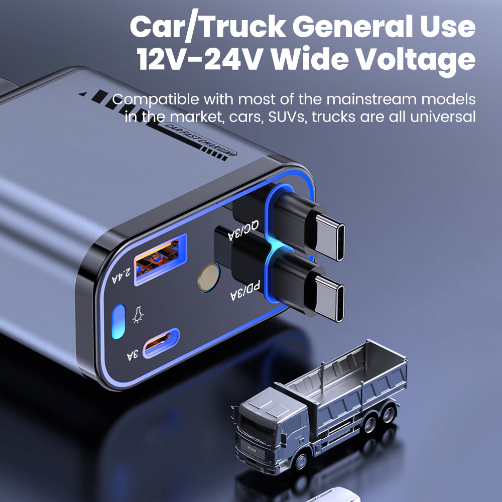 4-in-1 Car Fast Charger