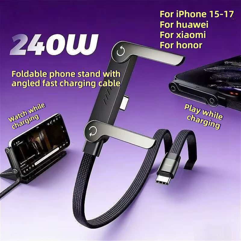 2-in-1 Holder Charger Cable